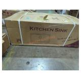 AKDY All-in-One 33" x 24" Farmhouse Kitchen Sink