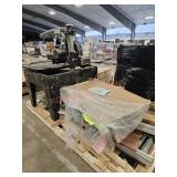 Radial Arm Saw with Roller Track