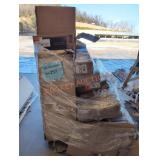 Shelving, Toilet Tank, Mini Fridge, Mini Grill