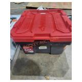 Husky 19 Gallon Tote & Pre Lit Garland