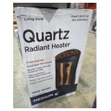 Quartz radiant heater