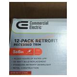 12 Pack Retrofit Recessed Kit