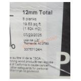 12XBid Pergo Flooring 19.63sq ft Per