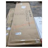 71" Dark Brown Wood 5-Shelf Bookcase With