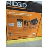 RIDGID 6 Gal. Air Compressor & 2-1/8" Brad Nailer