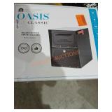 Oasis Black Locking Parcel Mailbox