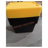 20 qt/ 5 Gallon Plastic Storage Bins with Lids