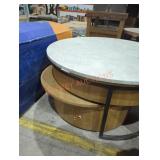 Round coffee table