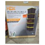 HDX 22" x 69" x 28.5" Steel Storage Tote Rack
