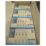 1 case led a19 100w non dimmable light bulbs