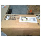 19" Laurel White Round Drop In Sink