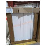 27" x 36" 12" Satin White Wall Cabinet