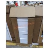 15" x 34.5" x 12" Satin White Base Cabinet