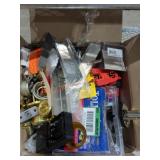 Box  Lot Of Assorted Home Improvement Items