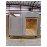 36"ï¿½34.5"ï¿½25" Base Cabinet Sterling Gray