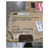 30" Drawer Base Cabinet In Alpine White