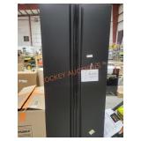 Husky Metal Cabinet, No Key,Damaged