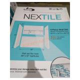 BOOTZ 4-piece Glossy Wall Set