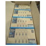 1 case led a19 100w non dimmable light bulbs