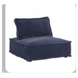 Bales Blue Polyester Side Chair