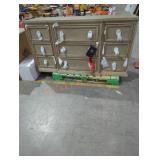 Ashley 9 Drawer Beige Dresser 66" x 34-1/4" x 21"