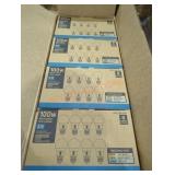 1 case led a19 100w non dimmable light bulbs