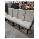ASHLEY Welltern Modified Wing Chair,Set of 4