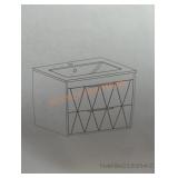 24" x 18" x 18" single sink bath vanity base