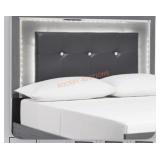 Lodanna Gray Full Upholstered Panel Headboard