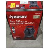 Husky 4 Gallon 3.0 Peak HP Poly Wet/Dry Vacuum