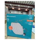 1 brown box 3- 4 pks 5"&6" recessed led trim