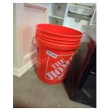 Orange 5 gal bucket