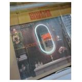 Led lighted bathroom mirror