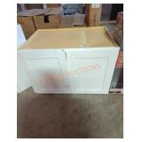 36" white wall cabinet