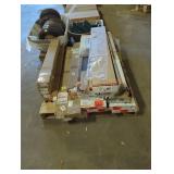 Skid lot of miscellaneous flooring and blinds