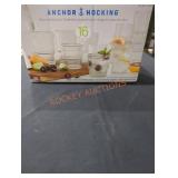 Anchor Hocking 16PC Glass Drinking Set