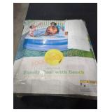 Sun Squad Inflatable Family Pool w/ Bench