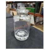 Glass soap dispenser