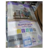 Super wide safety gate