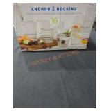 Anchor Hocking 16PC Glass Drinking Set