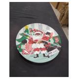 St.Nicholas 4 Plastic Santa Dinner Plates