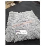 Gray bath mat