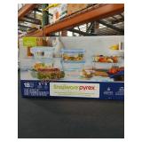 18pc Snapware Pyrex Glass Set