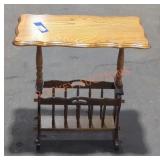 Magazine Rack Side Table