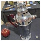 Vintage Chrome Art Deco Cocktail Shaker
