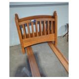 Wooden Twin Foot/Head Board NO HARDWARE