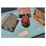 Plasticville USA Houses and Billboard