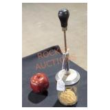 Vintage Clear Glass Nut Chopper