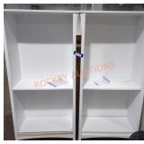 White Bookshelves - Qty 2