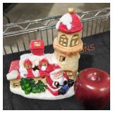 Ceramic Christmas Lighthouse
